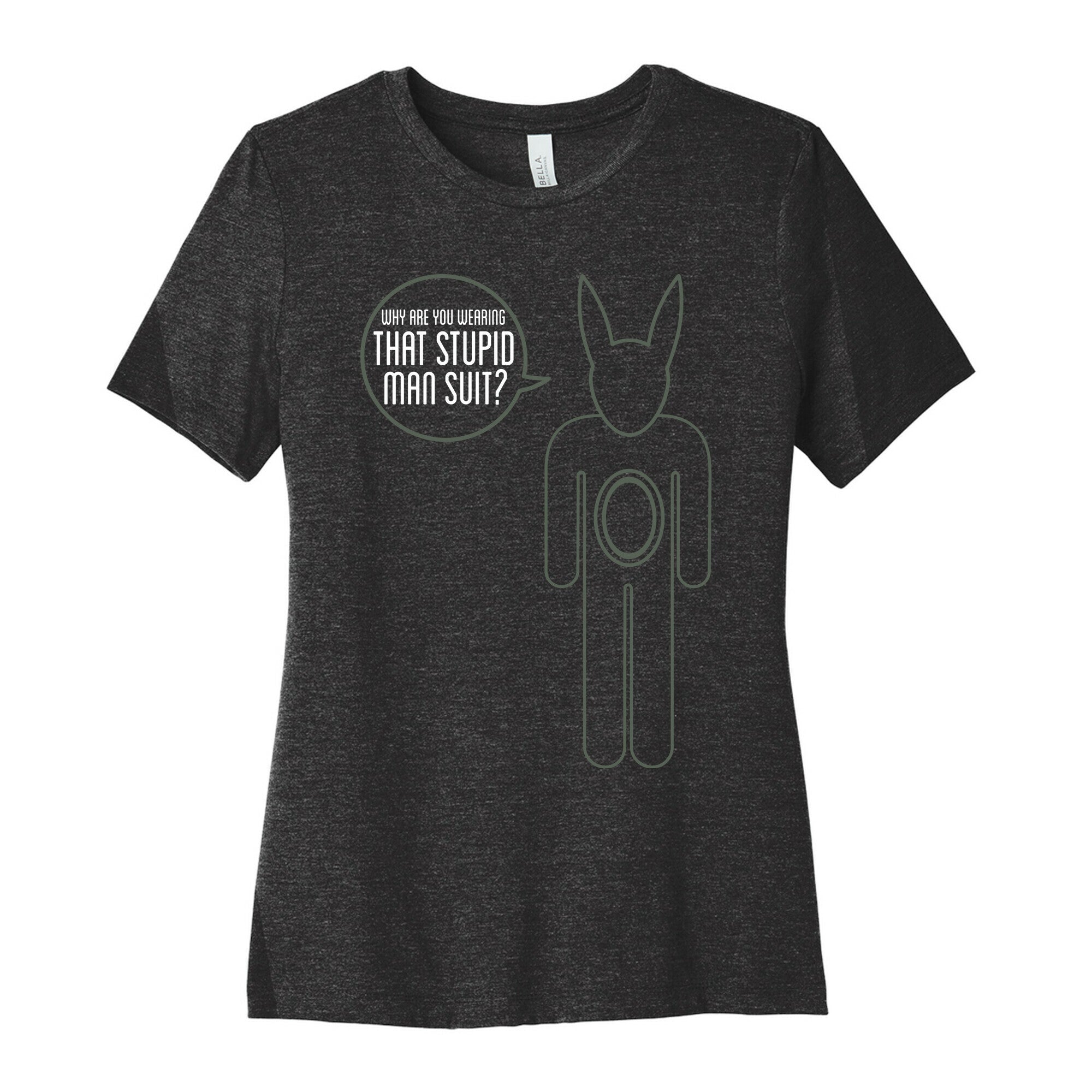 Stupid Man Suit Women's Cotton Tee